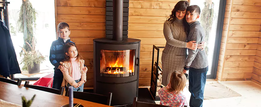 Morso Cast Iron Fireplace Insert Installation in Belvidere, Illinois