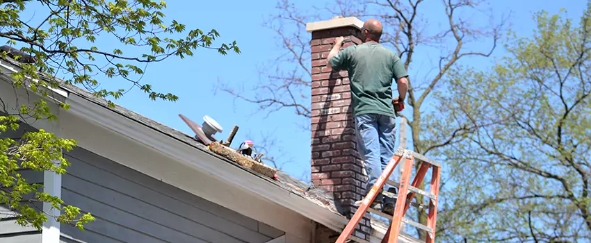 Vinyl and PVC Chimney Flashing Installation in Belvidere, IL