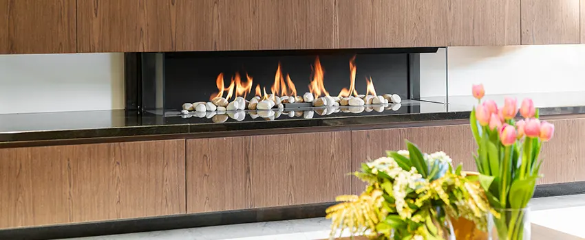 Double-height Fireplace Design Refurbishment in Belvidere, Illinois