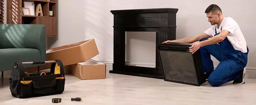 Old Rusted Metal Fireplace Repair And Replacement in Belvidere, IL